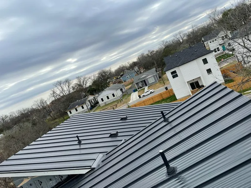 Standing seam metal roof panels with vents for Skylight Repair in Five Corners